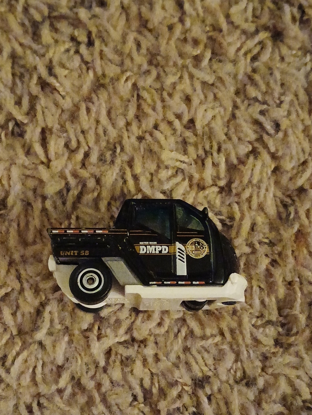Black & White Mini Patrol Truck Toy - Kids Toys